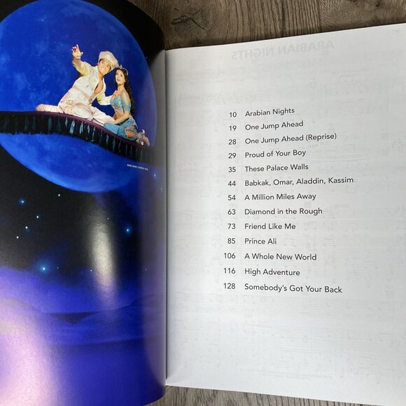 Aladdin Broadway Musical Sheet Music Piano Vocal Book Hal Leonard - Picture 5 of 5